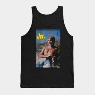 JR. Junior - Vintage Physique Muscle Male Model Magazine Cover Tank Top